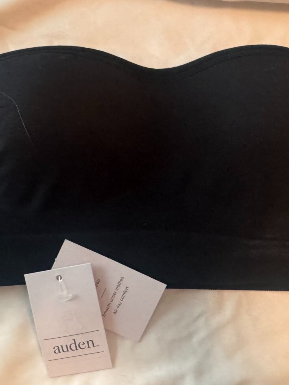 New with tags Black Strapless Bra Auden Extra Small XS
